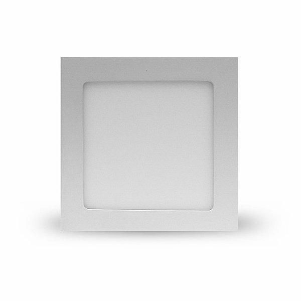 Встраиваемый светодиодный светильник слим панель 12 ватт квадрат