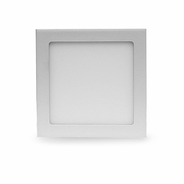 Встраиваемый светодиодный светильник слим панель 15 ватт квадрат